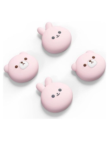 Cubiertas Joystick Nintendo Switch PlayVital Oso Rosa