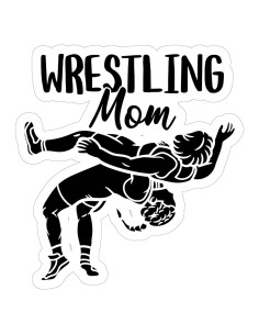 Calcomanía Mamá Luchadora 10 cm Vinilo Impermeable Multicolor