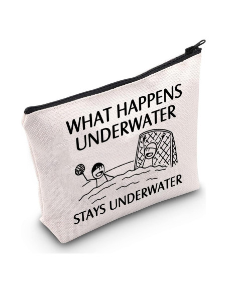 Bolsa Cosmética POFULL para Viaje y Maquillaje - 23.4x17.3cm