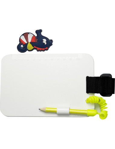 Pizarra de Buceo Scuba Choice 15x10 cm Impermeable con Lápiz