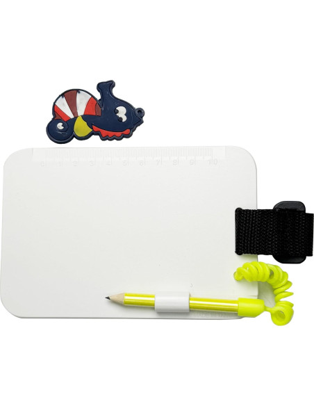 Pizarra de Buceo Scuba Choice 15x10 cm Impermeable con Lápiz