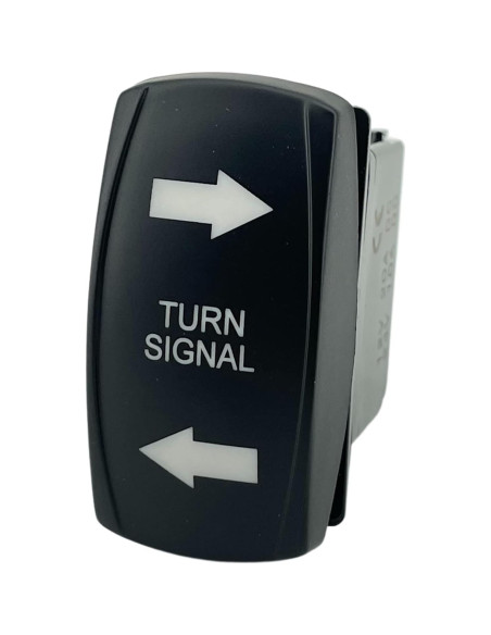 Interruptor de señal de giro ALTBET con LED verde 20A 12V
