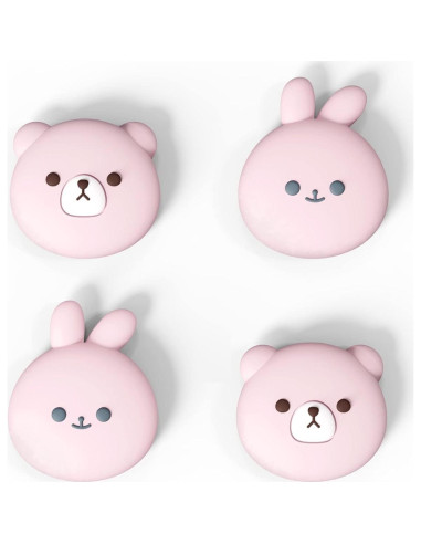 Cubiertas Joystick Nintendo Switch PlayVital Oso Rosa