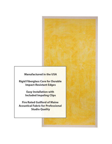 Panel Acústico Profesional ATS Lino 61x122x5 cm Clase A