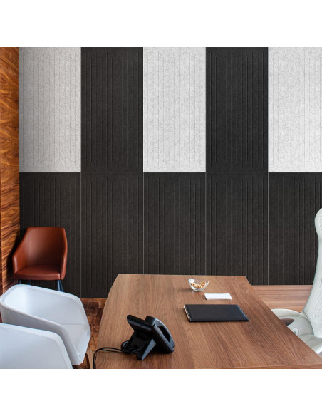 Paneles Acústicos Aislantes UMIACOUSTICS 3 PCS 121.9x61cm Negro