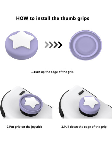 Cubiertas Joystick Nintendo Switch PlayVital Oso Rosa