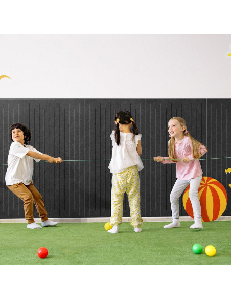 Paneles Acústicos Aislantes UMIACOUSTICS 3 PCS 121.9x61cm Negro