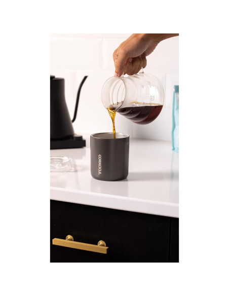 Copa Buzz Corkcicle 12oz Acero Inoxidable Aislante Azul