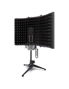 Escudo de Aislamiento de Micrófono Pyle PSMRS08.5 - Espuma Acústica Ajustable