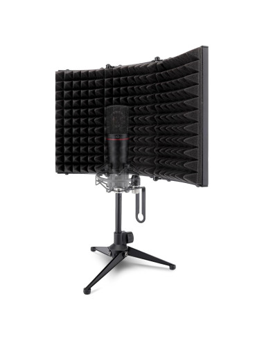 Escudo de Aislamiento de Micrófono Pyle PSMRS08.5 - Espuma Acústica Ajustable