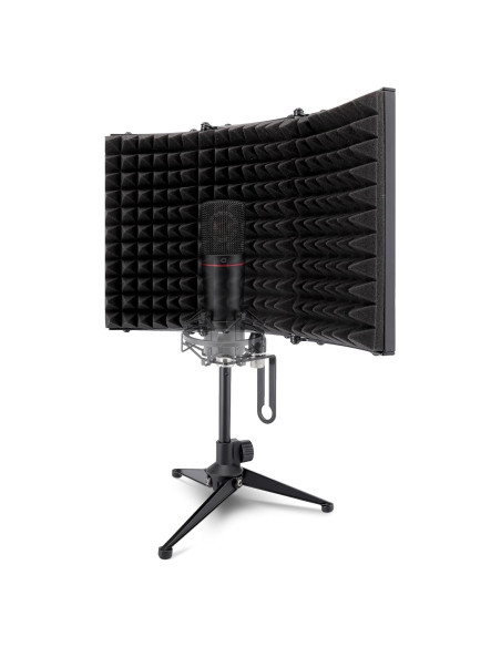 Escudo de Aislamiento de Micrófono Pyle PSMRS08.5 - Espuma Acústica Ajustable