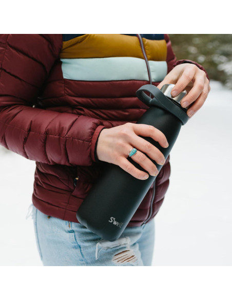 Botella S'well Traveler 40oz (1.18L) Acero Inoxidable Onyx