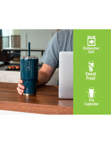 Taza Reduce 1.01 L Acero Inoxidable Rosa - Aislante Frío