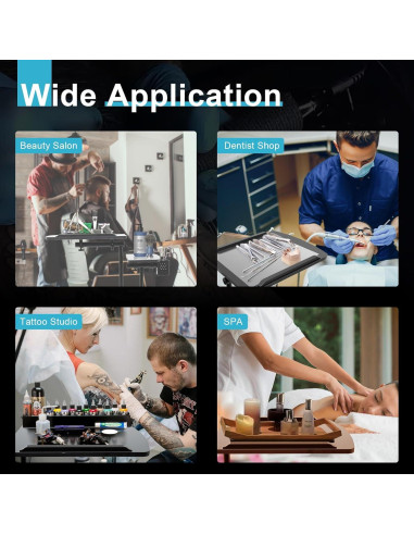 Mesa de Trabajo Móvil KinHall para Tatuajes Ajustable 65-97cm