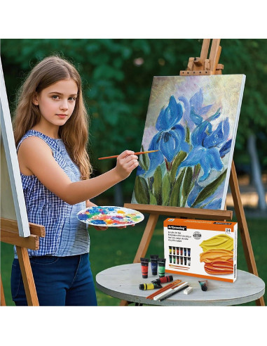 Juego de Pintura Acrílica Artbreezing 24 Piezas 22 ml