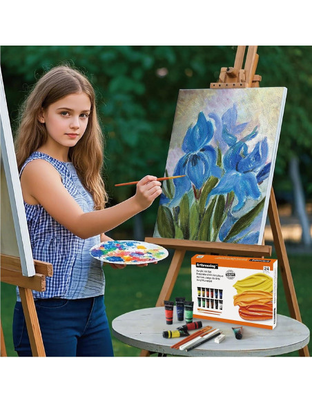 Juego de Pintura Acrílica Artbreezing 24 Piezas 22 ml