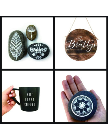 Bolígrafo de Pintura Acrílica Blanca FLYMAX 0.7mm Paquete 6