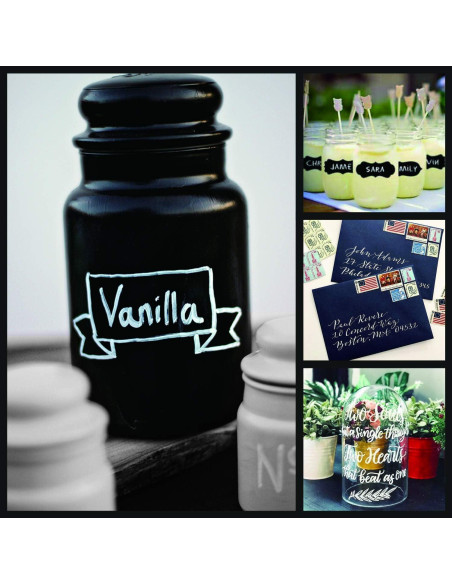 Bolígrafo de Pintura Acrílica Blanca FLYMAX 0.7mm Paquete 6