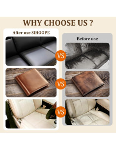 Bálsamo de Recoloración de Cuero SIHOOPE Blanco 305g 2