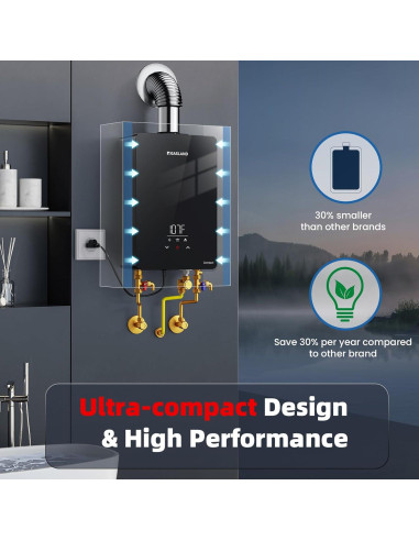 Calentador de Agua Sin Tanque GASLAND CG422LP 4.22 GPM Propano