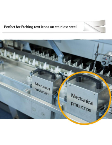 Cinta de Etiquetado GREENCYCLE 36mm Negro sobre Transparente 5 Pack