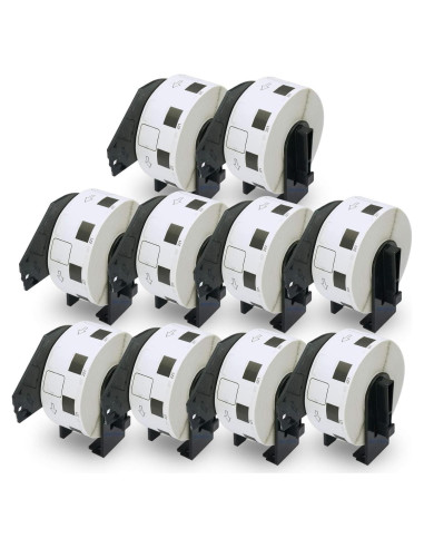Etiquetas cuadradas BETCKEY DK-1221 23mm x 23mm 10 rollos