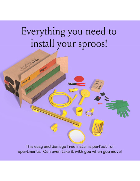 Ducha Portátil Sproos Lookin Good, Alta Presión, Rojo