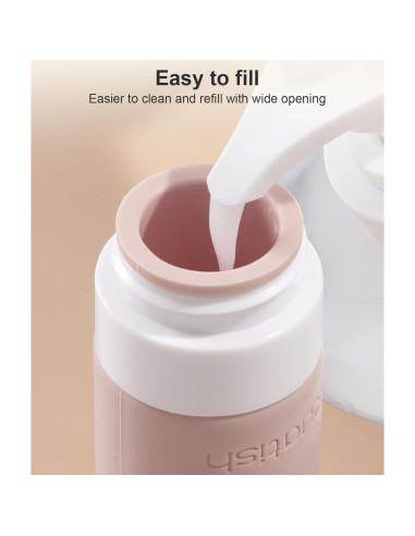 Botellas de Viaje Quatish 3 oz A Prueba de Fugas - 4 Paquete