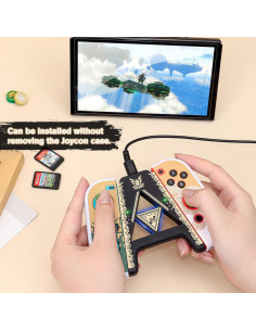 Grip de Carga Rápida DLseego para Joycon Switch OLED 2