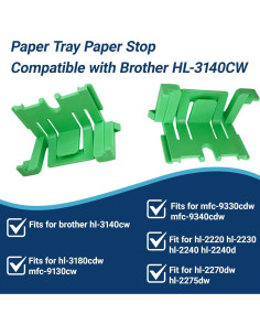 Bandeja de Papel Parada WAXUEKIN Verde Compatible Brother 2