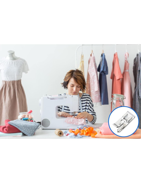 Prensatelas Overlock TISEKER Compatible con Máquinas de Coser