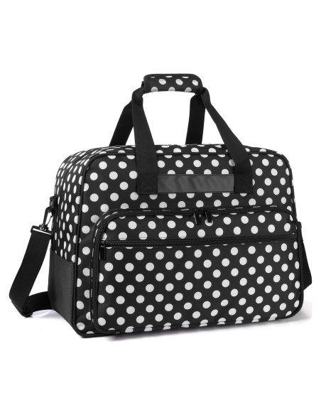Bolsa de Transporte para Máquina de Coser Yarwo Puntos Negros