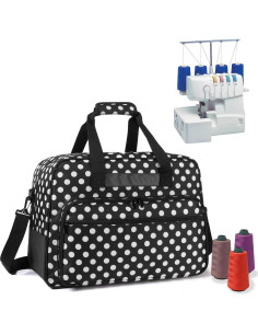 Bolsa de Transporte para Máquina de Coser Yarwo Puntos Negros 2
