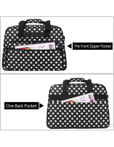 Bolsa de Transporte para Máquina de Coser Yarwo Puntos Negros