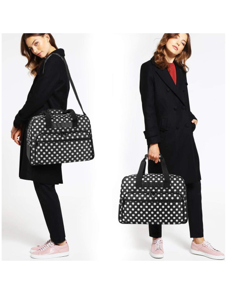 Bolsa de Transporte para Máquina de Coser Yarwo Puntos Negros