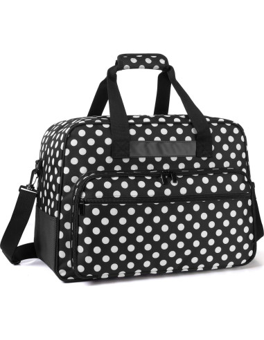 Bolsa de Transporte para Máquina de Coser Yarwo Puntos Negros