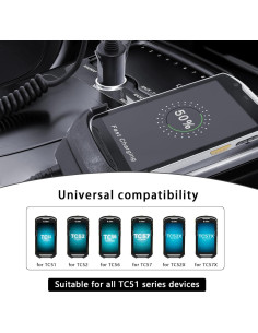 Cable de Carga Rápida IYOUBOL para Escáner Zebra TC51 TC57 5.4V 3A 2