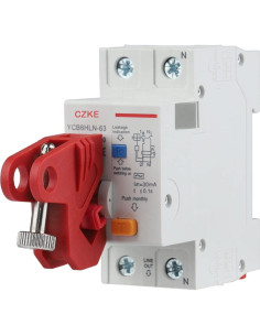 Bloqueo de Interruptor de Circuito EKINS Sin Llave 10mm Dorado 2