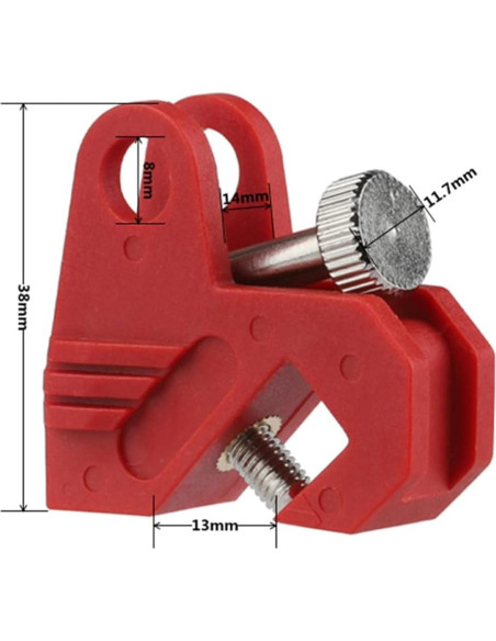 Bloqueo de Interruptor de Circuito EKINS Sin Llave 10mm Dorado