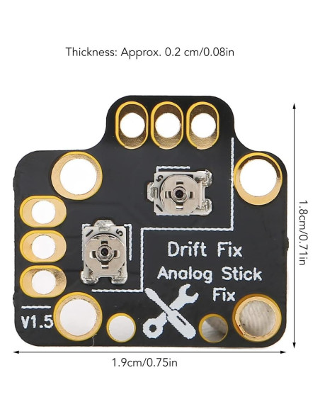 10 Piezas Placa Reparación Deriva Joystick ASHATA PS4/Xbox