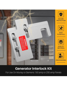 Kit de Bloqueo de Generador Inzizik SIEP2 para 150/200 Amperios 2