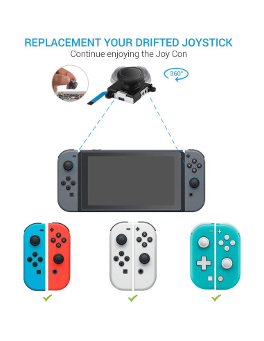 Reemplazo Joystick Analógico JAOYSTII para Joy-Con Switch