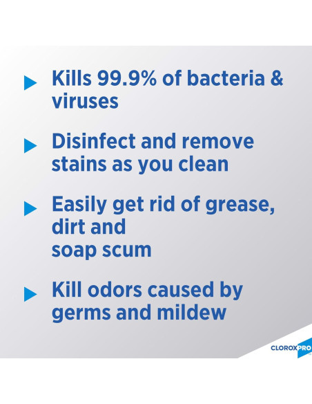 CloroxPro Limpiador Desinfectante con Blanqueador 3.89 kg