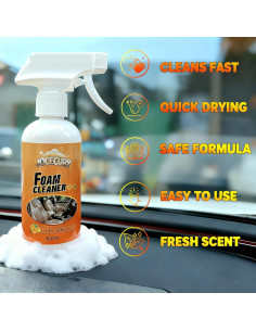Limpiador de Espuma Multiusos Jocecury 600ml - Interior Coche y Más 2