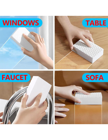 Esponjas de Limpieza Antiway 12 Unidades Densidad 2X 10x6 cm