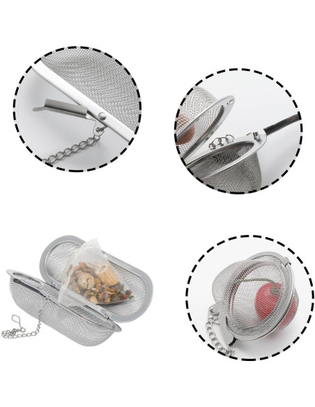 Paquete de 3 cestas de limpieza ultrasónica Yinluluna 4.7x11cm