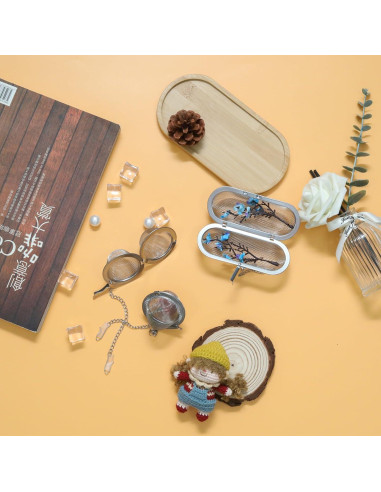 Paquete de 3 cestas de limpieza ultrasónica Yinluluna 4.7x11cm