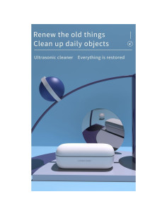 Limpiador Ultrasónico de Joyas E2GOO 49kHz 287g Portátil 2