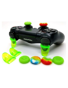 Extensores de Gatillo L2 R2 Asokex para PS4 + Accesorios