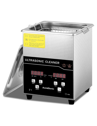 Limpiador Ultrasónico 2L ACMESONIC Digital Acero Inoxidable